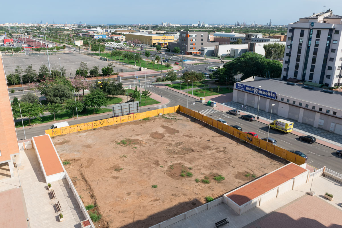 RESIDENCIAL BLASCO IBAÑEZ…LIMPIEZA PREVIA A EXCAVACION