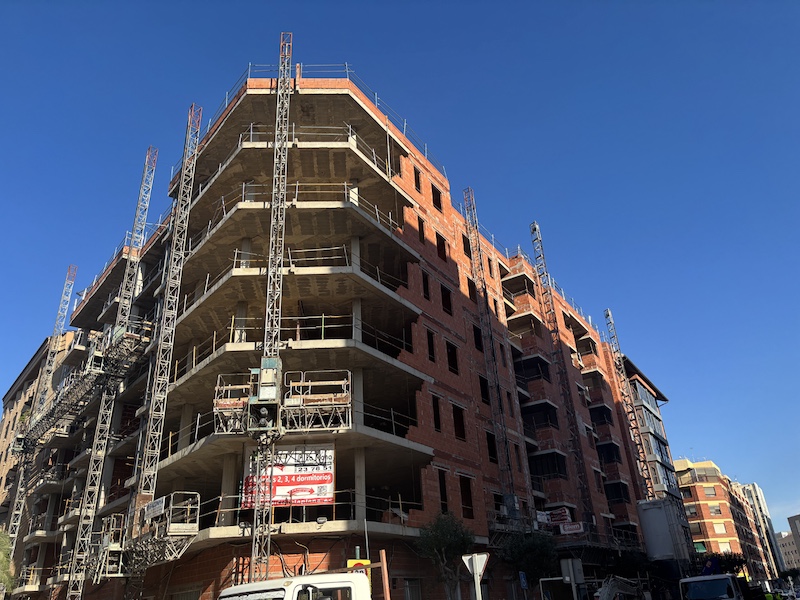 EDIFICIO LA PLANA…..ACTUALIZACION OBRAS A 10 DE SEPTIEMBRE DE 2025- FACHADAS- ¡¡¡